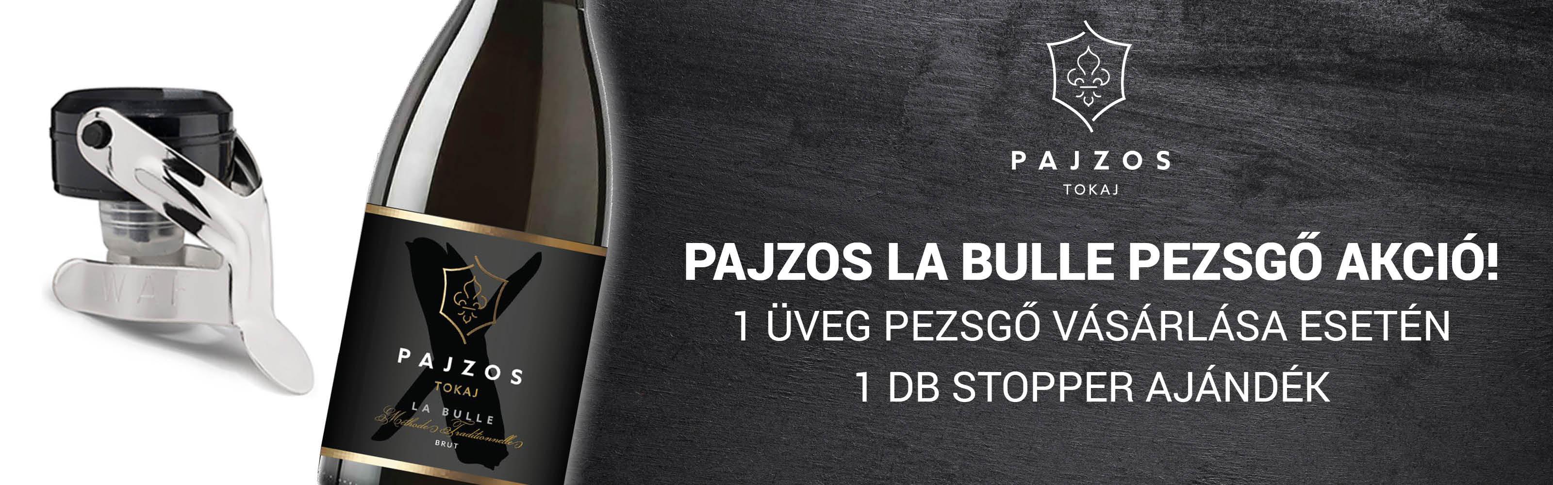 Újabb tokaji pezsgő - La Bulle Pajzos