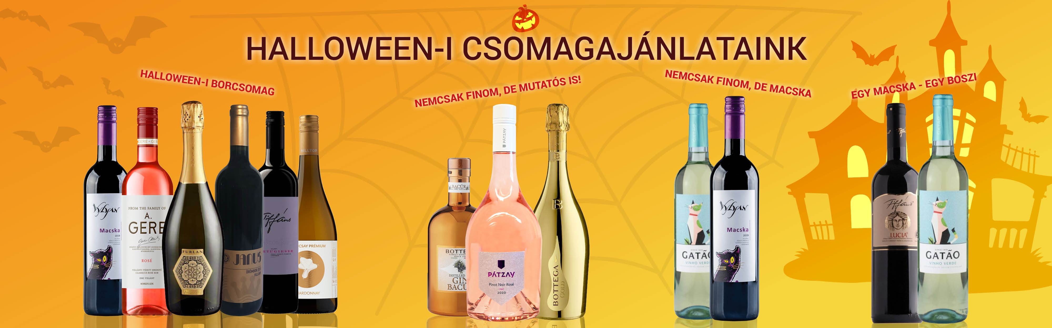 Halloween-i borcsomag ajánlat