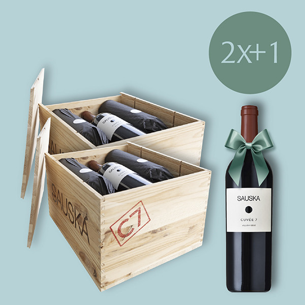 12 palack ajándék faládában