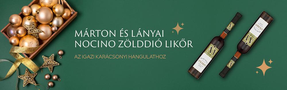 Márton és lányai zölddió likőr - Nocino