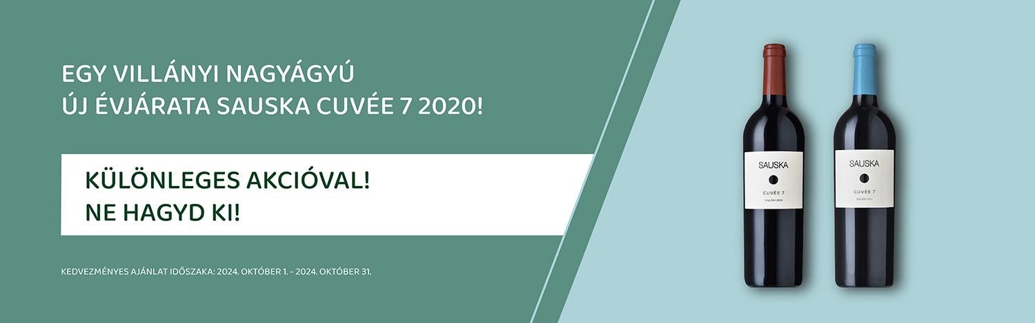 Sauska Cuvée 7 2020 bevezetés