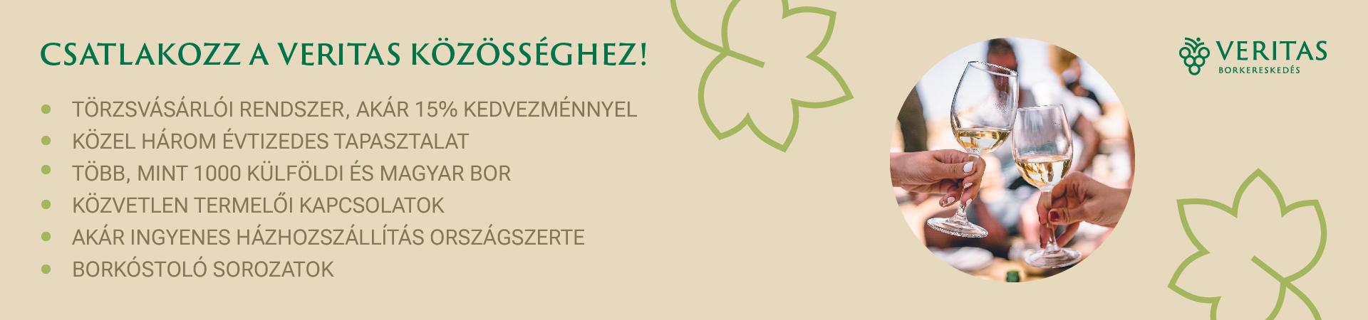 Veritas Borkereskedés Törzsvásárlói rendszer