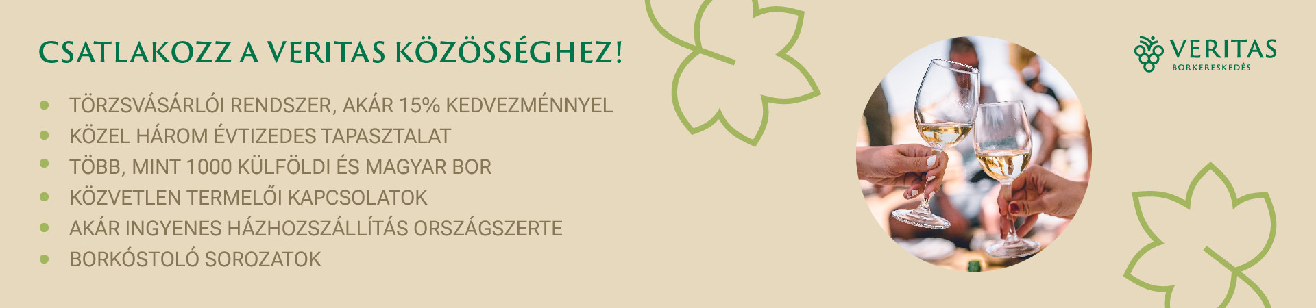 Veritas Borkereskedés Törzsvásárlói rendszer