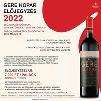 Gere Kopar 2022 Előjegyzés