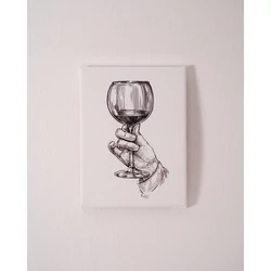 Boros ajándék - Koccintás vászonkép | borkereskedes