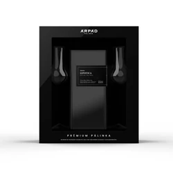 Árpád Prémium Lepotica Szilvapálinka (0,5l)(40%) DD+2 pohár - Veritas - borkereskedes.hu Árpád Prémium Lepotica Szilvapálinka (0,5l)(40%) DD+2 pohár - Veritas - borkereskedes.hu