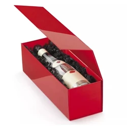 Díszdoboz mágneszárral piros - Veritas - borkereskedes.hu