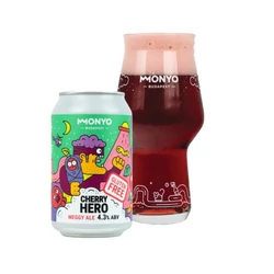 Monyo Cherry Hero gluténmentes sör - Veritas - borkereskedes.hu