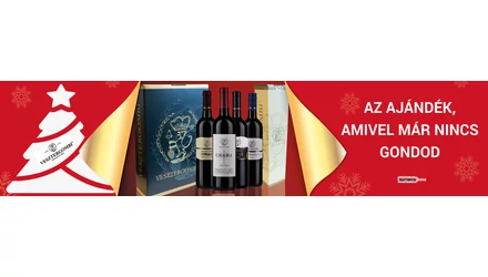 Vesztergombi borok ajándék díszdobozzal