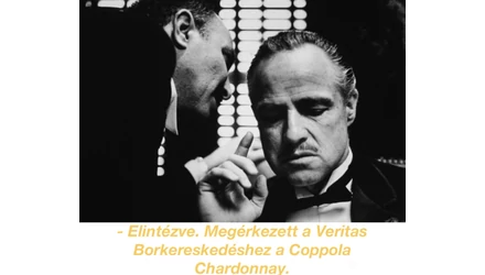 A Coppola Chardonnay érkezése