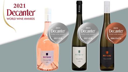 Villa Pátzay Borbirtok - Decanter díjak