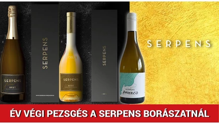 Tokaji Pezsgő: Év végi pezsgés a Serpens Borászatban - Serpens Brut Pezsgő