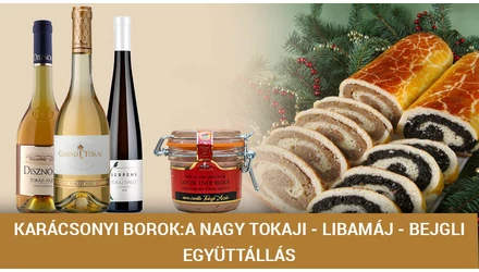Karácsonyi borok: A nagy libamáj, bejgli, tokaji együttállás