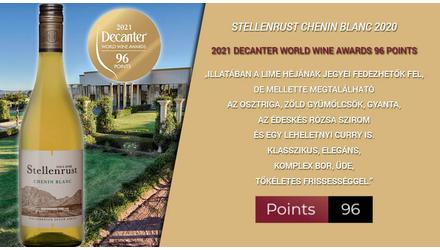 Stellenrust Chenin Blanc 2020 – A világ 15. legjobb bora a Decanter szerint