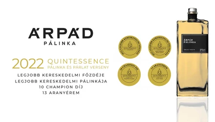 Az Árpád Pálinkánál a 13 nem szerencsétlen szám – 13 aranyat nyertek!