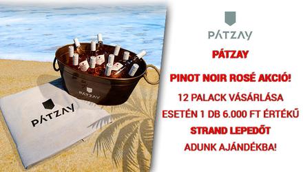 Minden, ami a nyárhoz kell!: Pátzay rozé és egy strandlepedő!