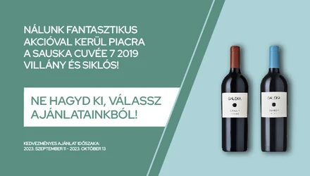 Sauska Cuvée 7 2019 - Bevezető akció! - Már itt a 2020 is!