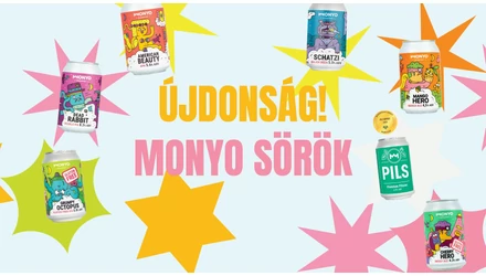 Megjöttek a MONYO sörök a webshopba!  „Kézműves sör, de nem kell hozzá kézműves bajusz.”