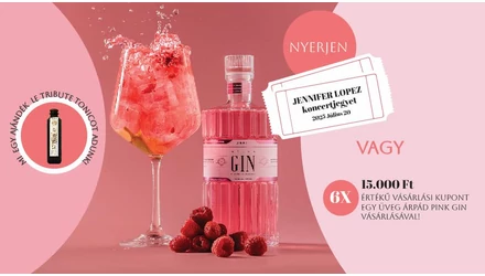 Árpád Pink gin nyereményjáték – Nyerj Jennifer Lopez koncertjegyet az Árpád ginnel!