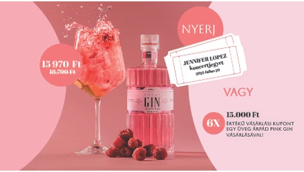 Árpád Pink Málna gin nyereményjáték – Nyerj Jennifer Lopez koncertjegyet az Árpád ginnel!