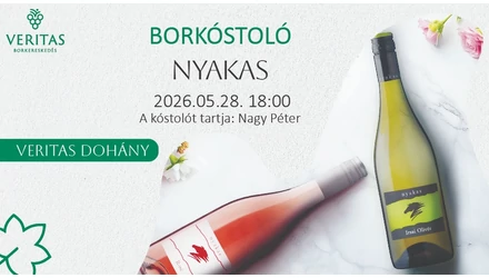 Nyakas Borkóstoló - 2026. május 28. Csütörtök 18:00