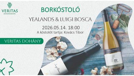 Yealands & Luigi Bosca Borkóstoló - 2026. május 14. Csütörtök 