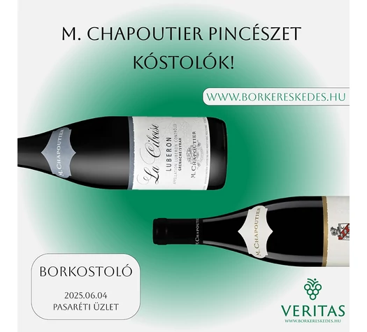 M.Chapoutier Borkóstoló Pasaréten - 2025.06.04. SZERDA 18:00-19:30