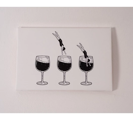 Borba Ugrás – Vászonkép játékos stílusban | borkereskedes.hu