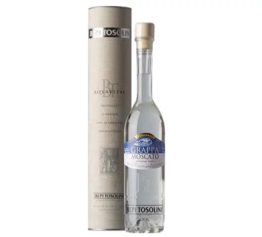 Grappa Moscato ajándékdobozzal - Grappa Moscato ajándékdobozzal (0,5 l)-Veritas Webshop