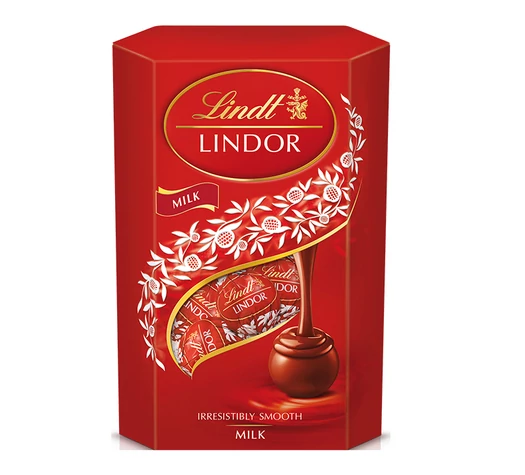 Lindor Milk tejcsokoládé golyók díszdobozban-Veritas- borkereskedes.hu