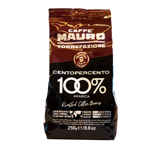 Mauro kávé-Centopercento (100% arabica) babkávé 250g