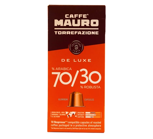 Mauro kávékapszula Nespresso ALU De Luxe kapszulás kávé 10db/cs - Veritas