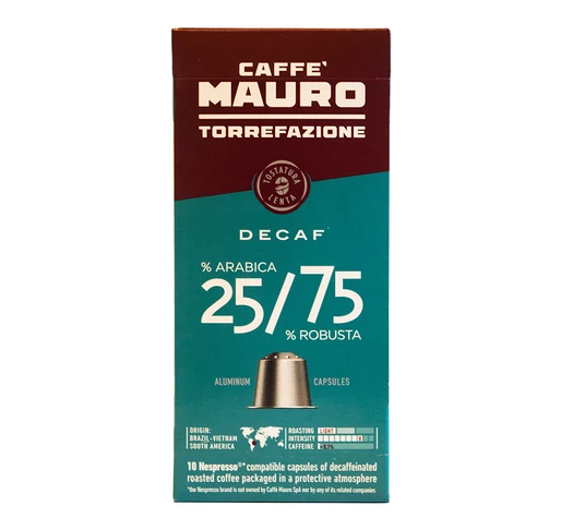 Mauro kávé Nespresso ALU Decaffeinato kapszulás kávé 10db/cs - Veritas