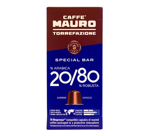 Mauro kávé Nespresso ALU Special Bar kapszulás kávé 10db/cs - Veritas