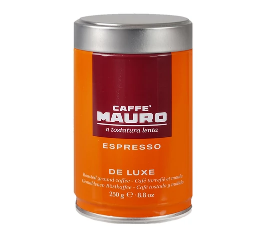 Mauro kávé-De Luxe Őrölt kávé 250gr fémdobozos-Veritas Webshop