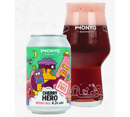Monyo Cherry Hero gluténmentes sör - Veritas - borkereskedes.hu