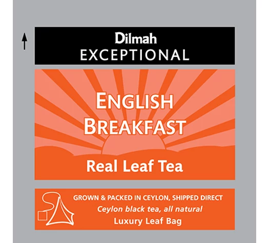 Dilmah tea exceptional piramis filter english breakfast  -Veritas Borwebshop